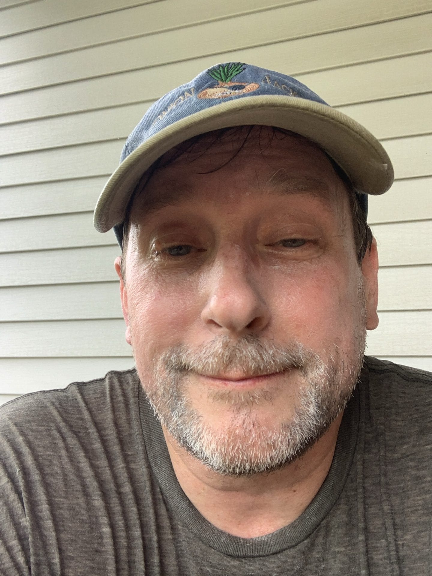 Mowing the grass